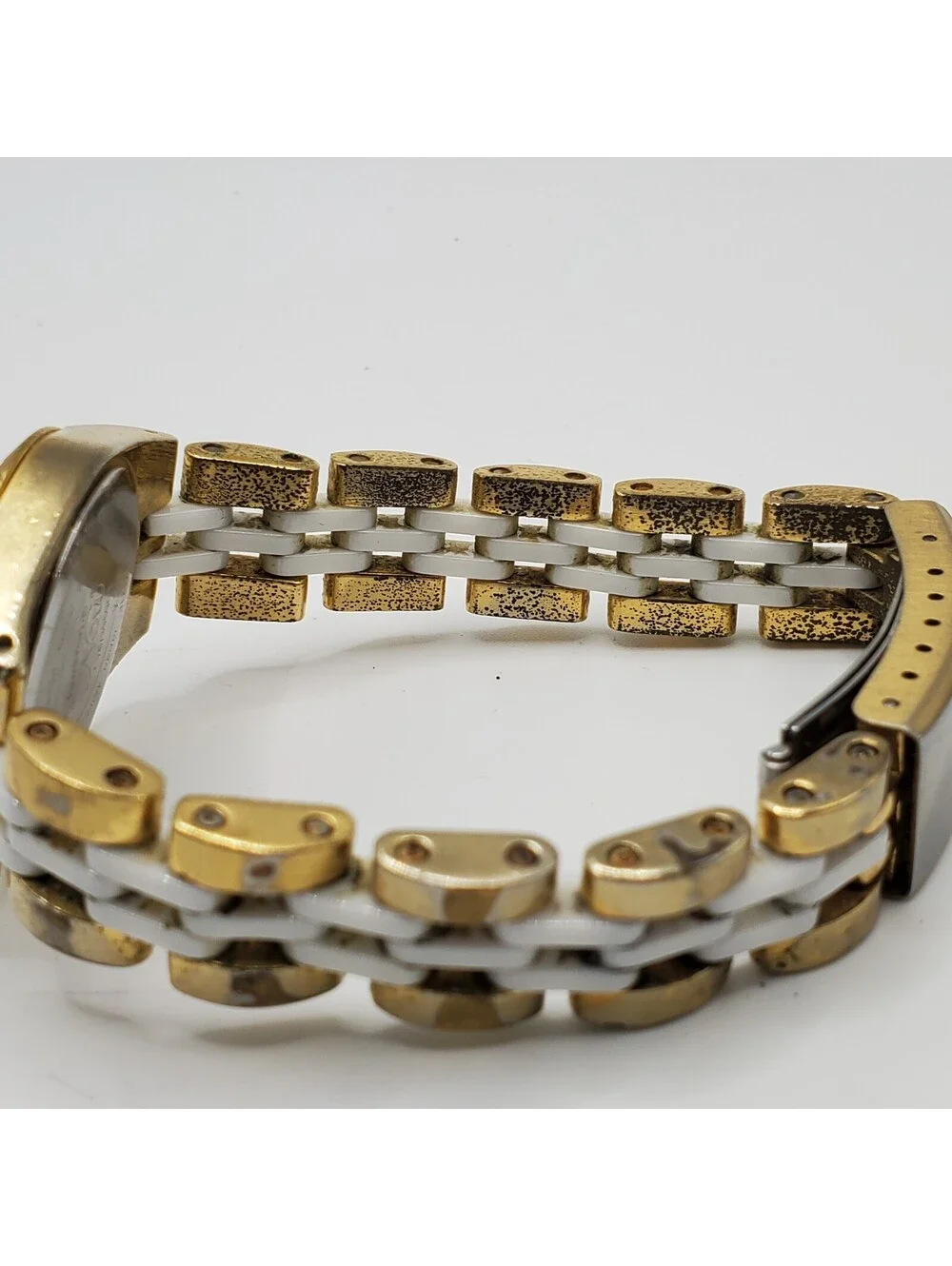 Armitron Now Ceramic Watch Women New Battery Gold-Tone 27mm